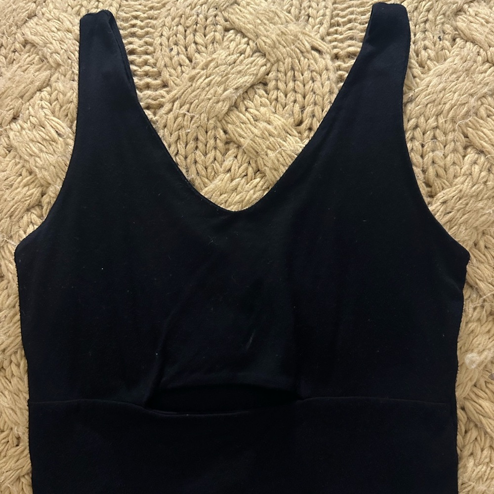 Black Sleeveless Top